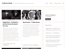 Tablet Screenshot of culturehash.com